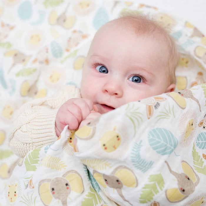 Lulujo® - Lulujo Baby Swaddle Blanket Muslin Cotton - Afrique