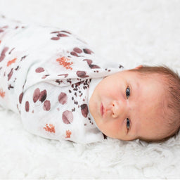 Lulujo® - Lulujo BAMBOO & Cotton Baby Swaddle Blanket