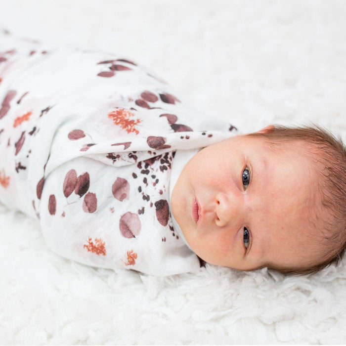 Lulujo® - Lulujo BAMBOO & Cotton Baby Swaddle Blanket