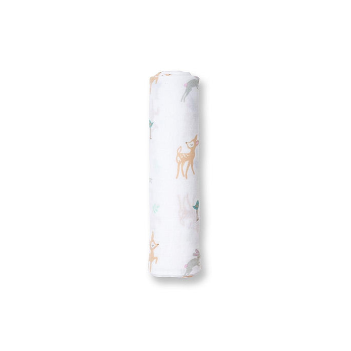 Lulujo® - Lulujo Cotton Muslin Baby Swaddle Blanket - Little Fawn