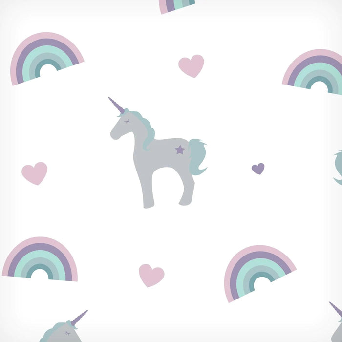 Lulujo® - Lulujo Cotton Muslin Baby Swaddle Blanket - Rainbows & Unicorns