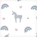 Lulujo® - Lulujo Cotton Muslin Baby Swaddle Blanket - Rainbows & Unicorns