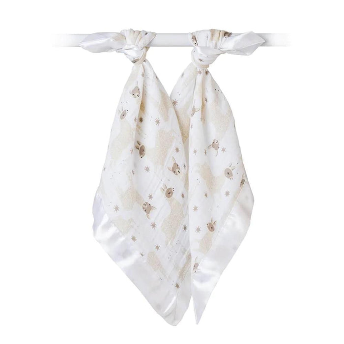 Lulujo® - Lulujo Cotton Security Blankets - Modern Llama
