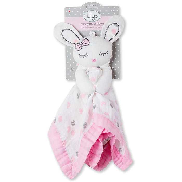 Lulujo® - Lulujo Muslin Lovie - Security Blanket & Plush