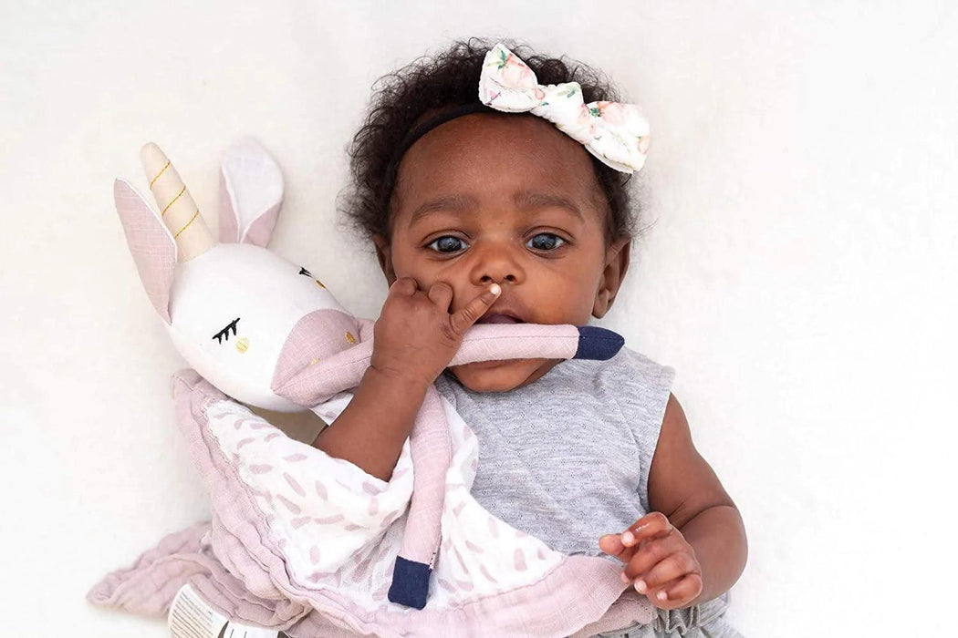 Lulujo® - Lulujo Muslin Lovie - Security Blanket & Plush