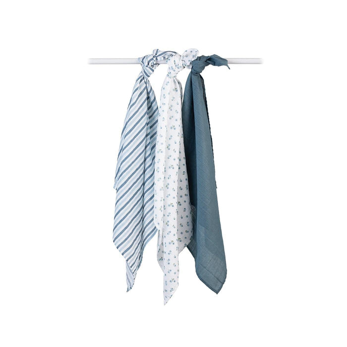 Lulujo® - Lulujo Receiving Blankets 3-PK- Blueberries