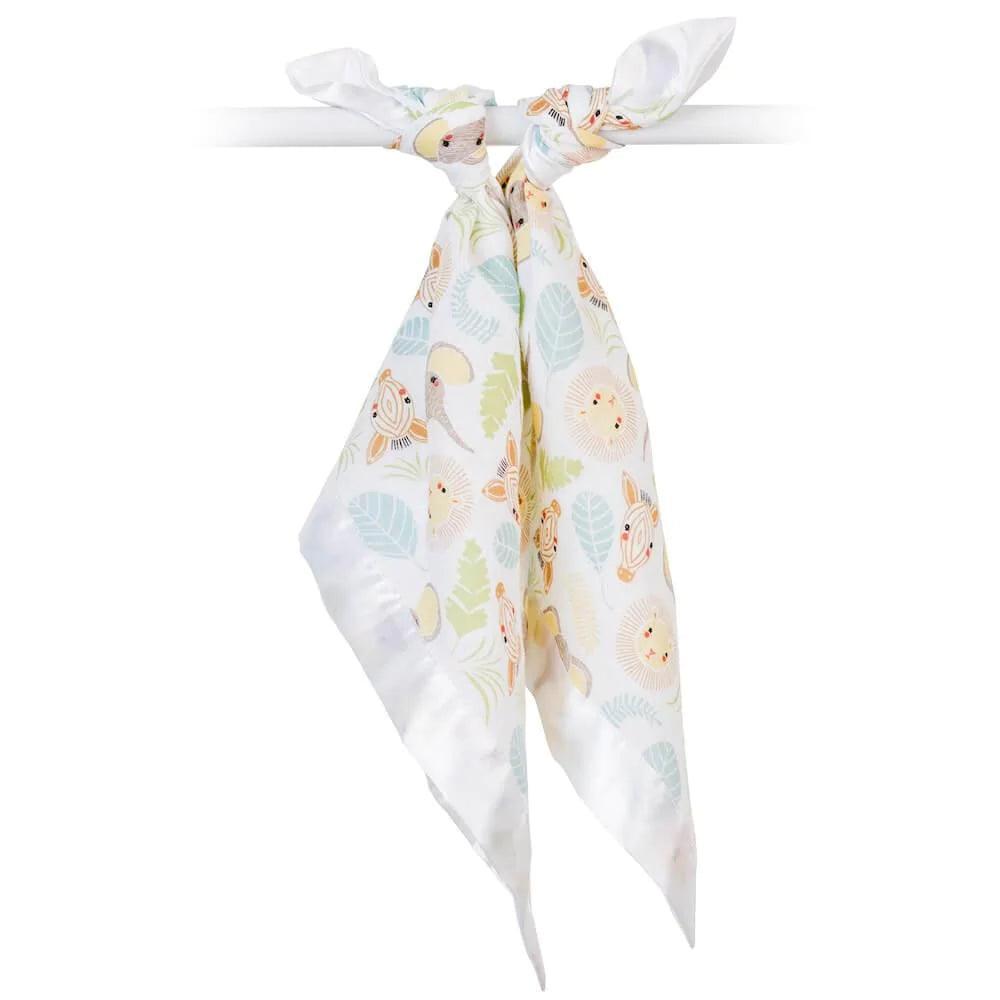 Lulujo® - Lulujo Security Blankets Muslin Cotton- Jungle