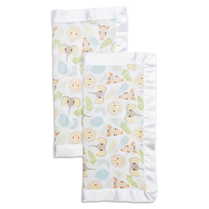 Lulujo® - Lulujo Security Blankets Muslin Cotton- Jungle