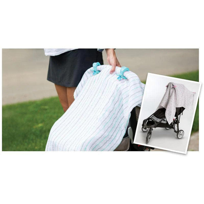 Lulujo® - Lulujo Stroller Clips (2 Pack)