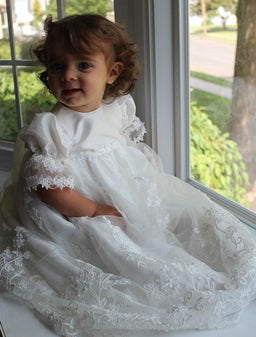 Macis Design® - Macis Design CH204 Macis Long Christening Gown