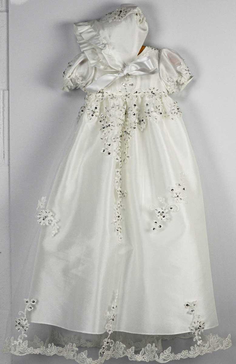 Macis Design® - Macis Design CH224 Macis Christening Gown - Ivory