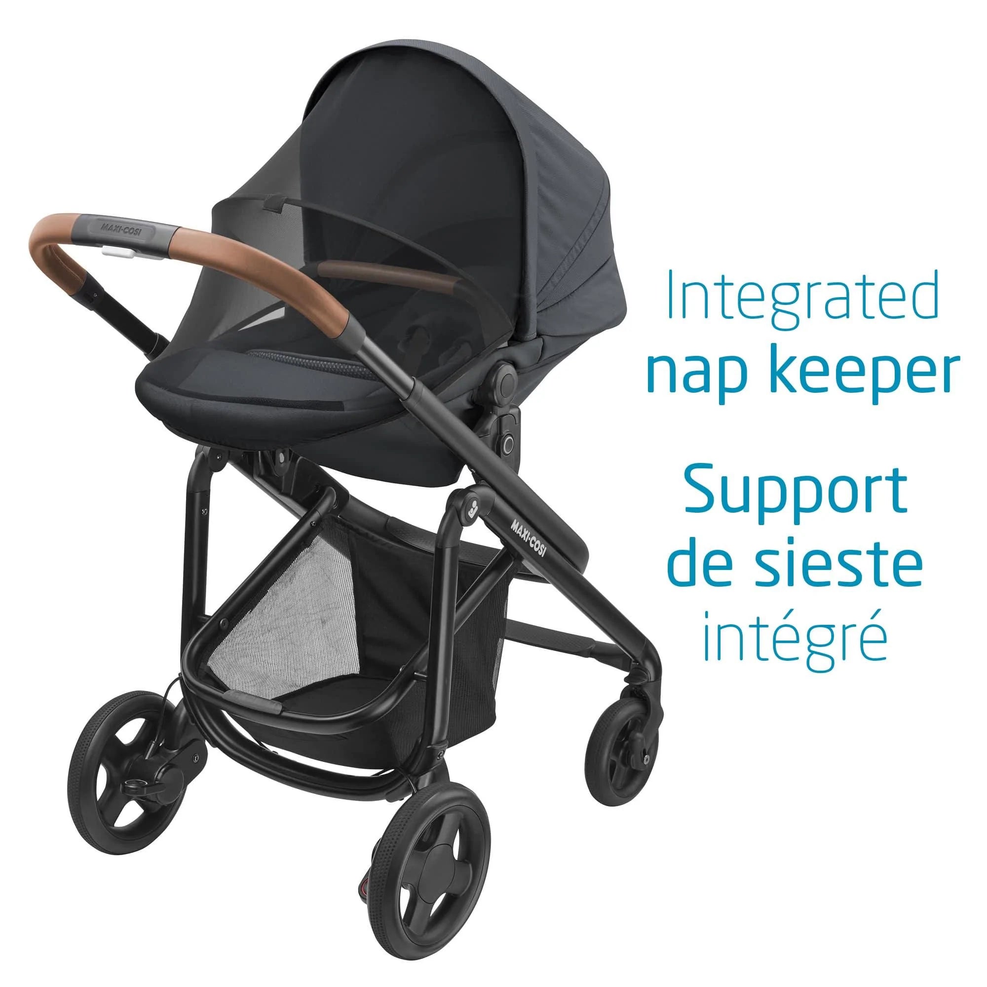 Maxi Cosi - Maxi Cosi Lila CP Coral Bundle - Essential Graphite (01379CFNB, 22304CFNB)