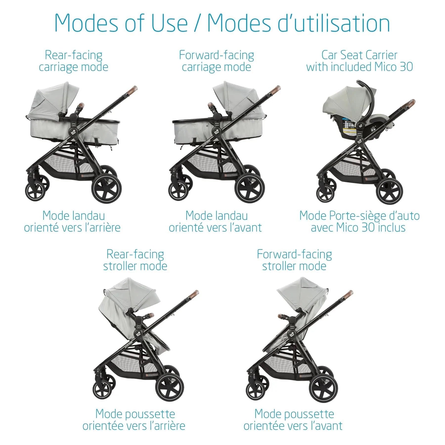 Maxi Cosi - Maxi Cosi Zelia Max 5-in-1 Modular Travel System