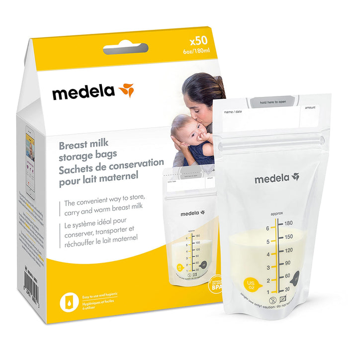 Medela® - Medela Breast Milk Storage Bags 6oz/180ml - 50 Pack