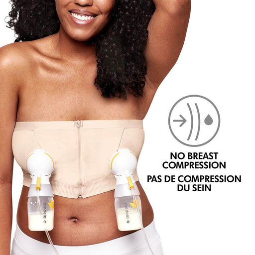 Medela® - Medela Hands Free Pumping Bustier - Chai