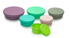 Melii® - Melii Stacking & Nesting Containers with Silicone Lids - 12 pieces