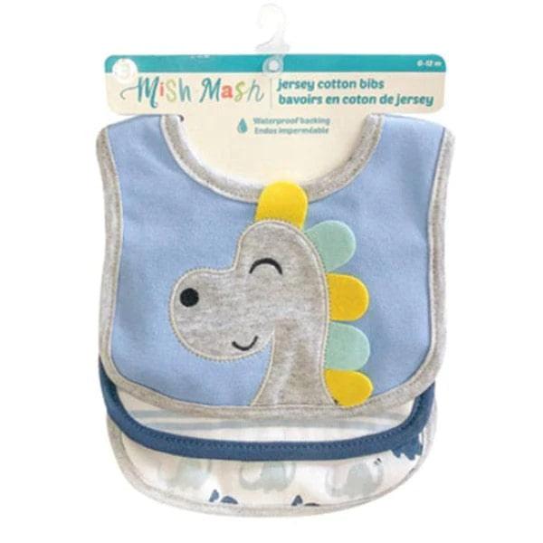 Mish Mash Baby® - Mish Mash Baby Jersey Cotton Bibs - 3 Pack