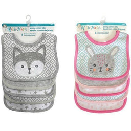 Mish Mash Baby® - Mish Mash Baby Jersey Cotton Bibs - 5 Pack