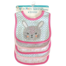 Mish Mash Baby® - Mish Mash Baby Jersey Cotton Bibs - 5 Pack