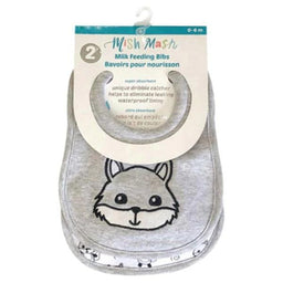Mish Mash Baby® - Mish Mash Baby Milk Feeding Newborns Bibs - 2 Pack