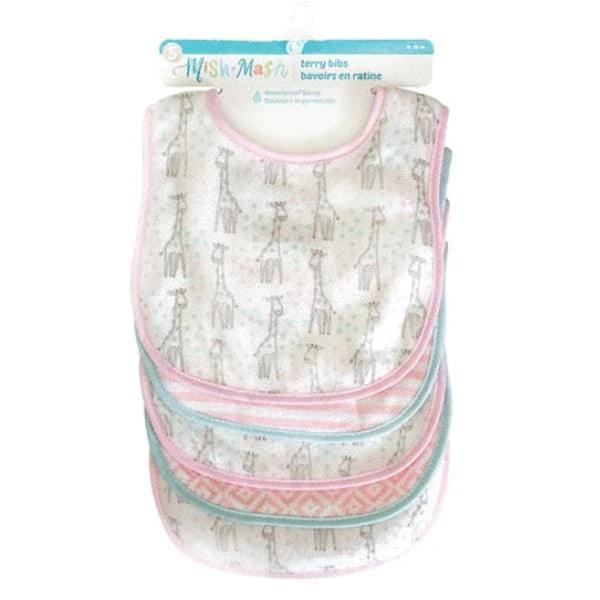 Mish Mash Baby® - Mish Mash Baby Terry Bibs - 5 Pack