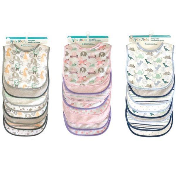 Mish Mash Baby® - Mish Mash Baby Terry Bibs - 8 Pack