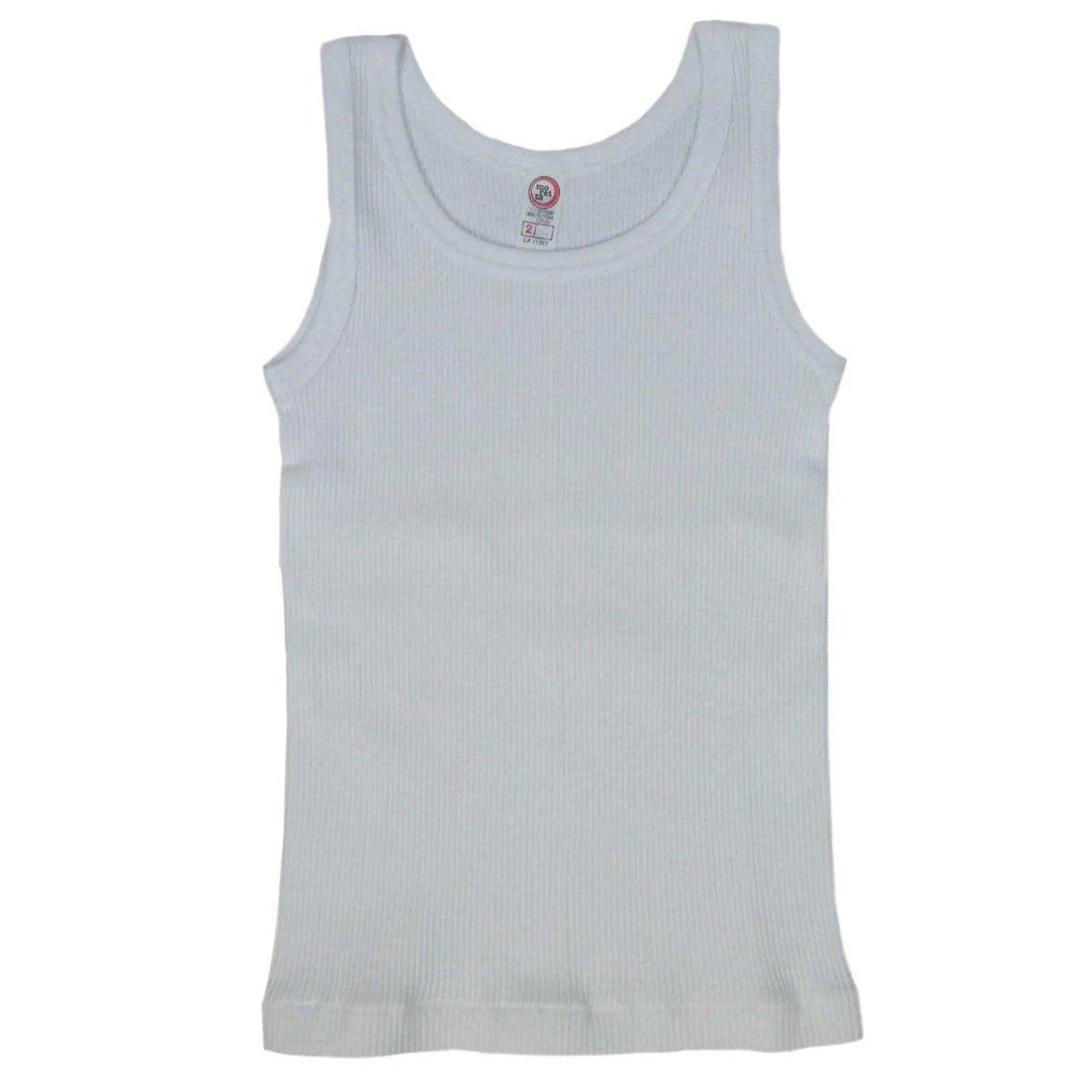 Moretta Kids® - Moretta Boys’ Rib-Knit Sleeveless Undershirt – Made in Italy (2–8 Years)