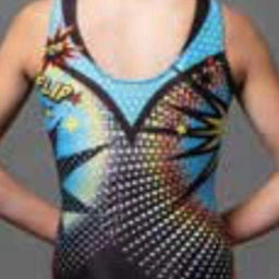 Motion Wear - Motion Wear Gymnastics Leotard - Comic Crazy Dye Sub