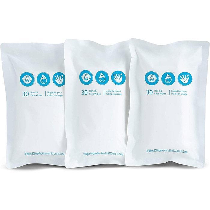 Munchkin® - Munchkin Brica - Clean-to-Go Wipes Refill Pack - 3 Pack of 30 wipes