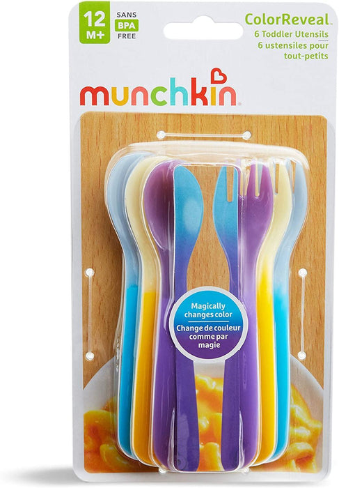 Munchkin® - Munchkin Color Reveal Forks & Spoons - 6 Pack