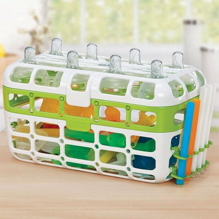 Munchkin® - Munchkin High Capacity Dishwasher Basket for Baby's Accessories - Blue