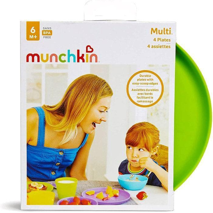 Munchkin® - Munchkin Multi Plates for Babies, Toddlers & Children - 4 Pack