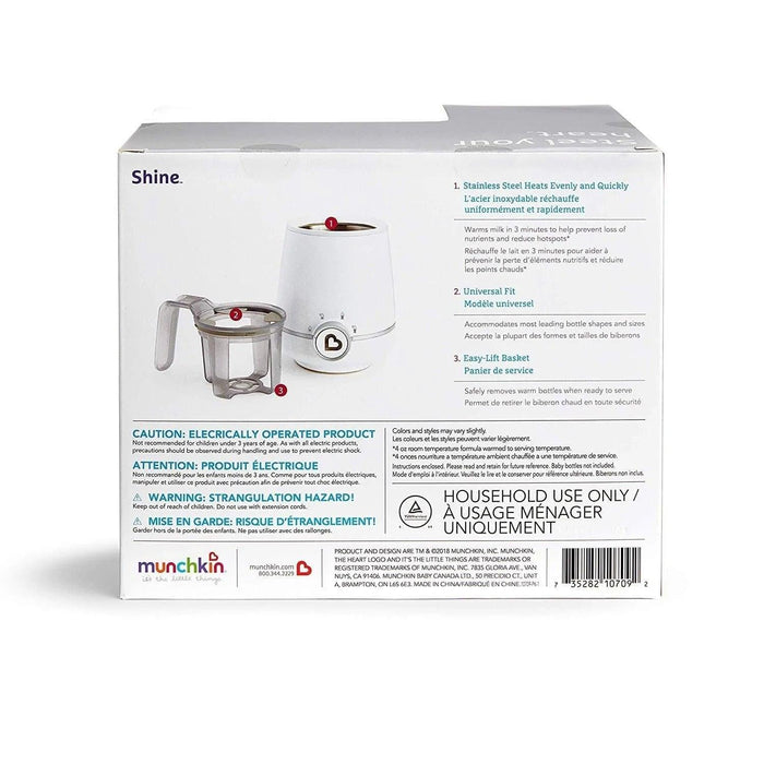 Munchkin® - Munchkin Shine - Stainless Steel Bottle Warmer