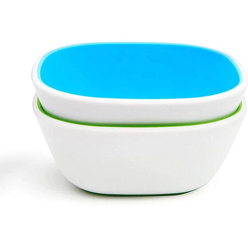 Munchkin® - Munchkin Splash Non-Slip Bowls - 2 Pack - Blue / Green