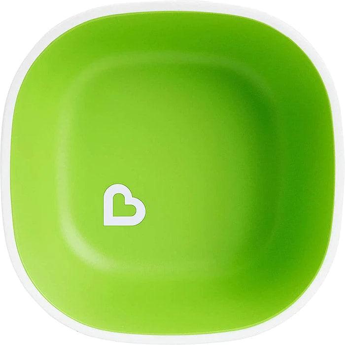 Munchkin® - Munchkin Splash Non-Slip Bowls - 2 Pack - Blue / Green