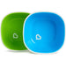Munchkin® - Munchkin Splash Non-Slip Bowls - 2 Pack - Blue / Green