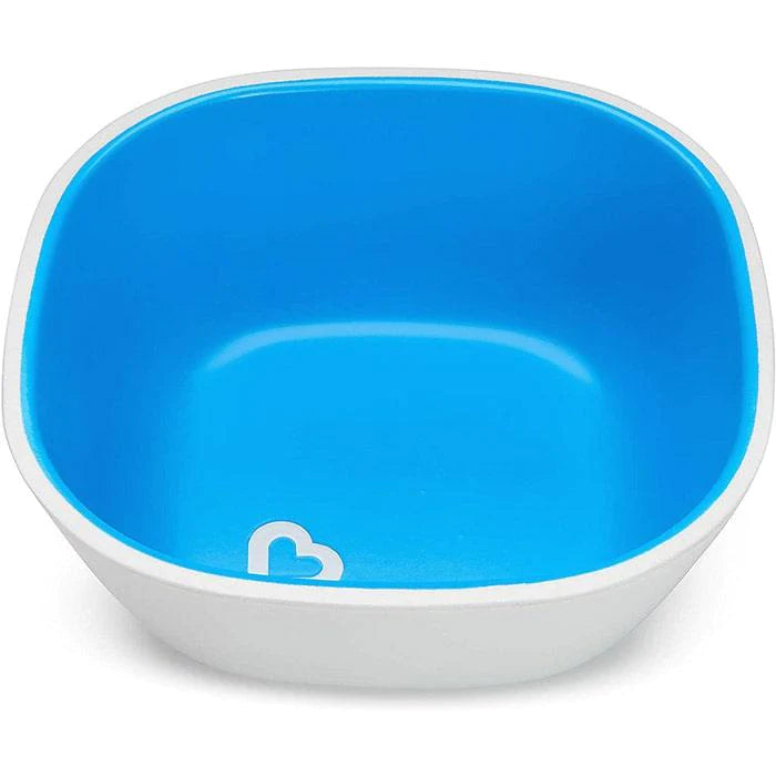 Munchkin® - Munchkin Splash Non-Slip Bowls - 2 Pack - Blue / Green