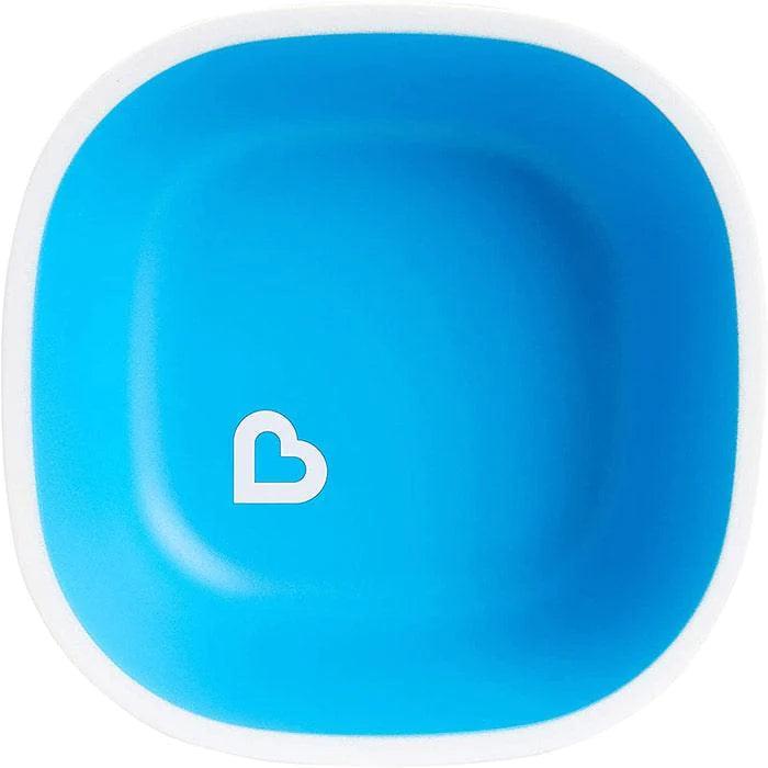 Munchkin® - Munchkin Splash Non-Slip Bowls - 2 Pack - Blue / Green
