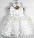 My Kids® - My Kids Floral Adorned Baby Dress with Headband