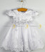 My Kids® - My Kids White Baby Girl Christening Dress