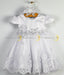My Kids® - My Kids White Baby Girl Christening Dress