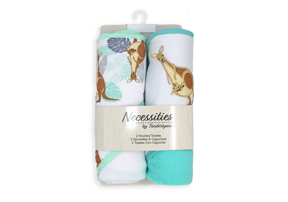 Necessities By Tendertyme - Necessities By Tendertyme 2 Pack Hooded Towel Set