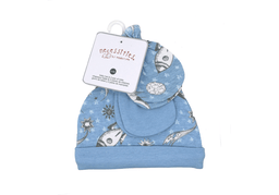 Necessities By Tendertyme - Necessities By Tendertyme 3-Piece Cap and Scratch Mitten Set