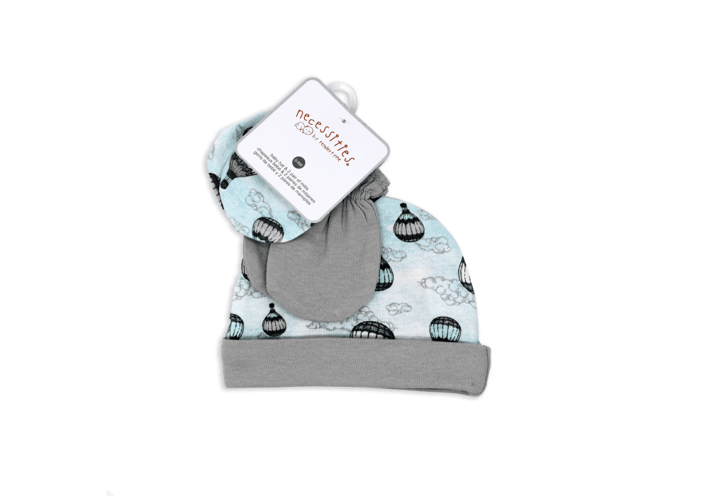 Necessities By Tendertyme - Necessities By Tendertyme 3-Piece Cap and Scratch Mitten Set