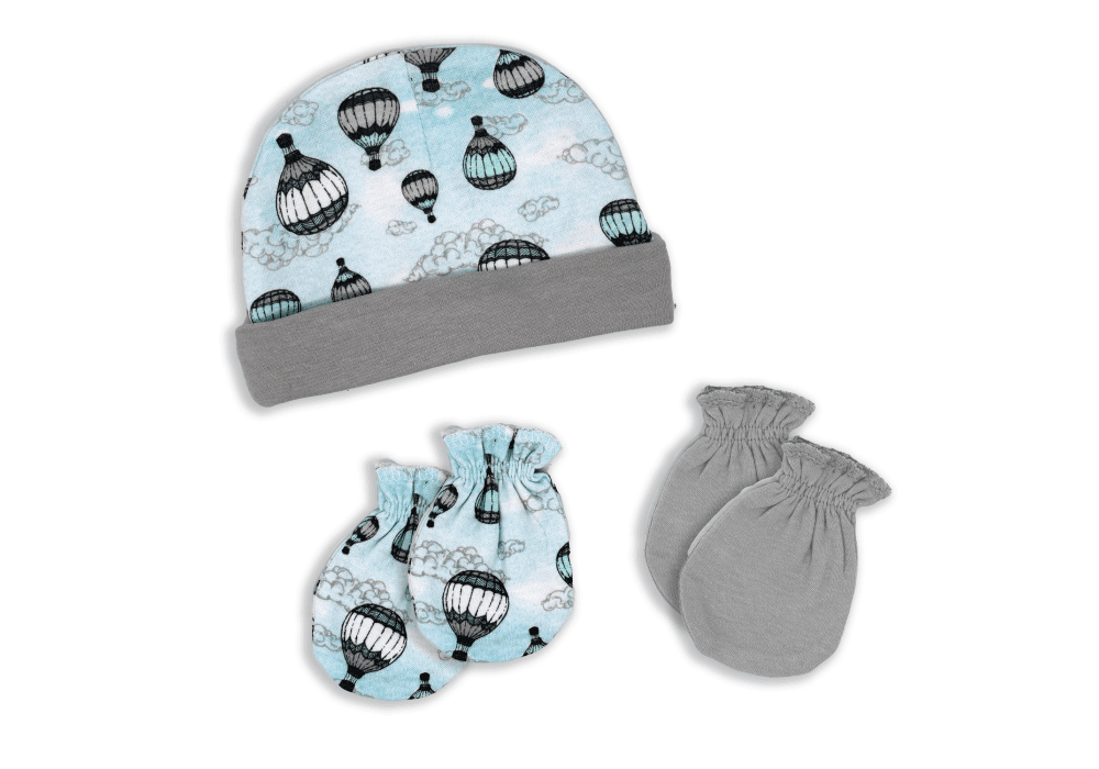 Necessities By Tendertyme - Necessities By Tendertyme 3-Piece Cap and Scratch Mitten Set