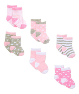Necessities By Tendertyme - Necessities By Tendertyme Baby Sock Set - 6 Pairs