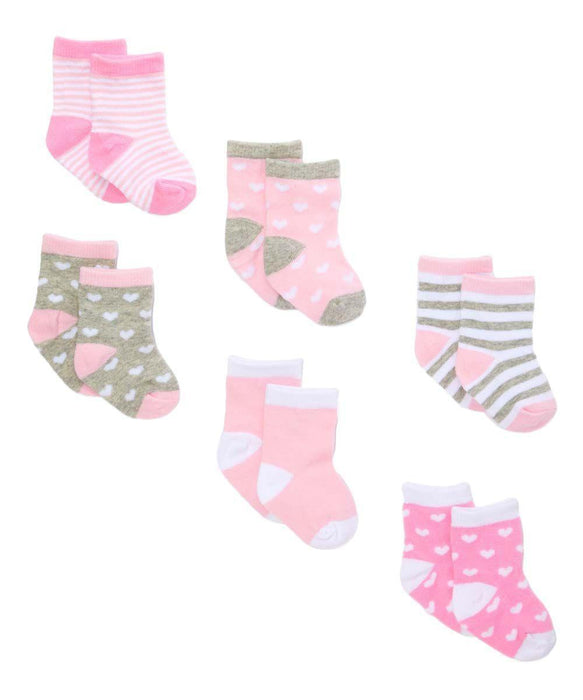 Necessities By Tendertyme - Necessities By Tendertyme Baby Sock Set - 6 Pairs
