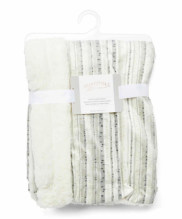 Necessities - Necessities Birch Tree Mink Sherpa Blanket