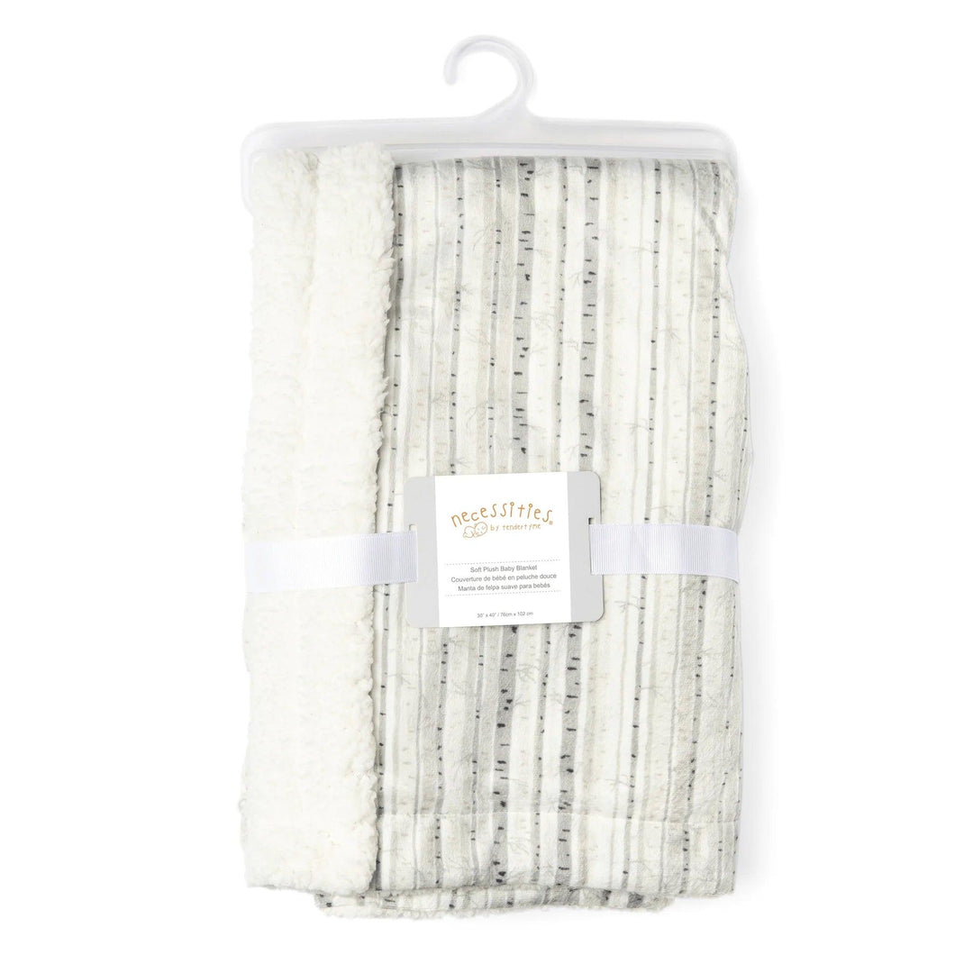 Necessities - Necessities Birch Tree Mink Sherpa Blanket
