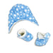 Necessities - Necessities Cloud Plush Hat & Bootie Set, 0-6m